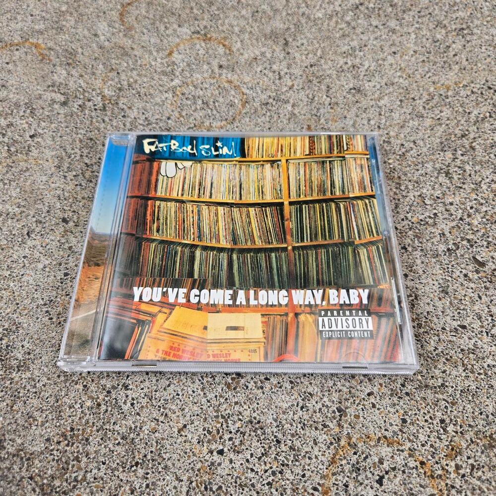 Vtg 90s FATBOY SLIM You've Come A Long Way, Baby Record Shelf Electronic CD